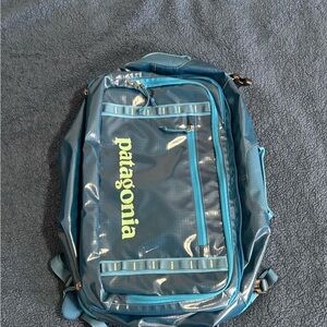 Blue Patagonia Mini MLC Black Hole Backpack